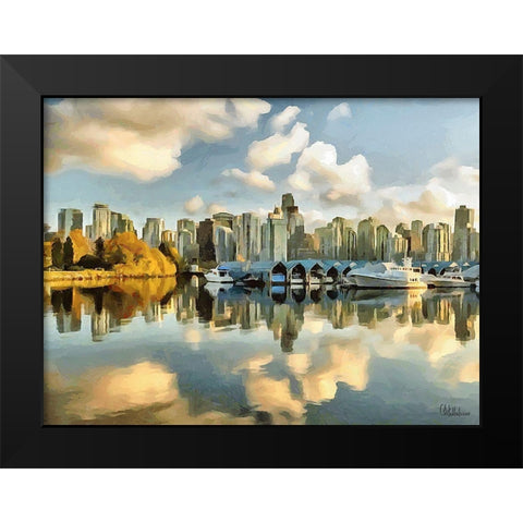 Memories of Vancouver XII Black Modern Wood Framed Art Print by Medeiros, Celito