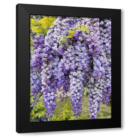 Blooming Tropical Tree I Black Modern Wood Framed Art Print with Double Matting by Medeiros, Celito