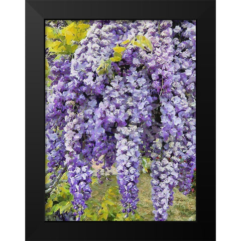 Blooming Tropical Tree I Black Modern Wood Framed Art Print by Medeiros, Celito