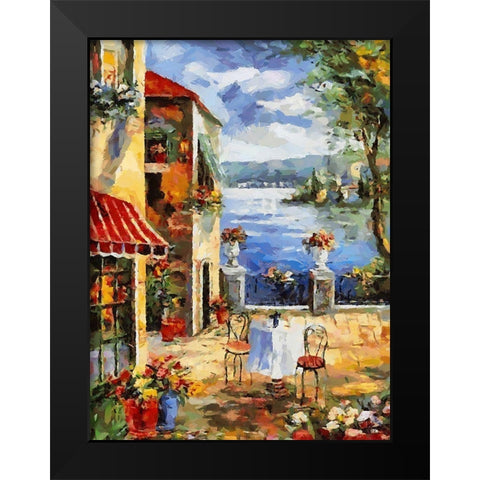 Memories of Italy II Black Modern Wood Framed Art Print by Medeiros, Celito