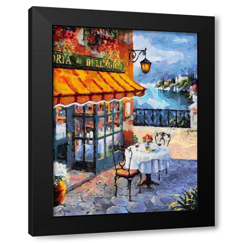 Memories of Italy III Black Modern Wood Framed Art Print with Double Matting by Medeiros, Celito