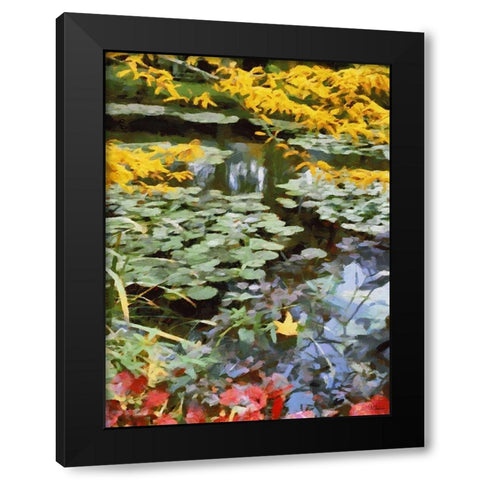 Nature in Brazil I Black Modern Wood Framed Art Print with Double Matting by Medeiros, Celito