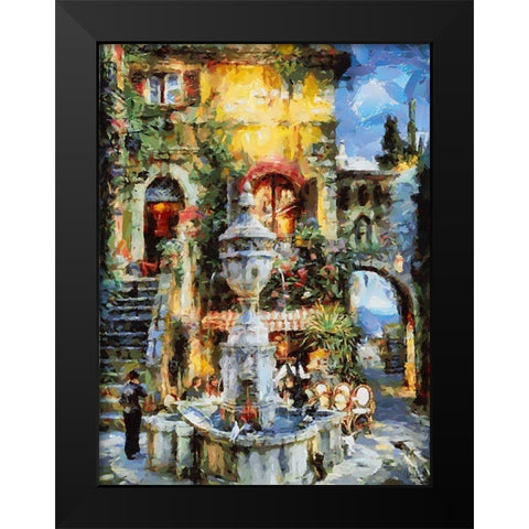 A House in the South III Black Modern Wood Framed Art Print by Medeiros, Celito
