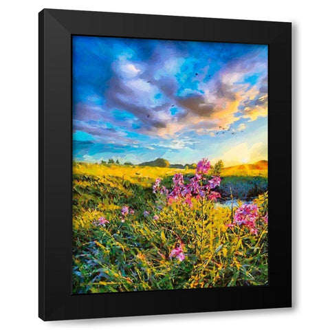 Beautiful Nature Black Modern Wood Framed Art Print by Medeiros, Celito