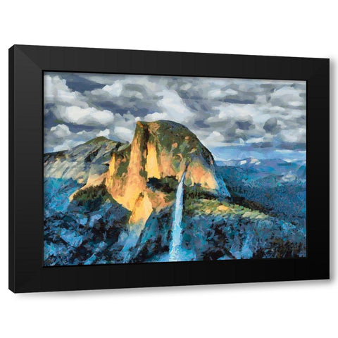 Yosemite NP9 Black Modern Wood Framed Art Print by Medeiros, Celito