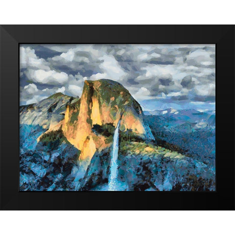Yosemite NP9 Black Modern Wood Framed Art Print by Medeiros, Celito