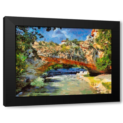 National Parks 1 Black Modern Wood Framed Art Print with Double Matting by Medeiros, Celito