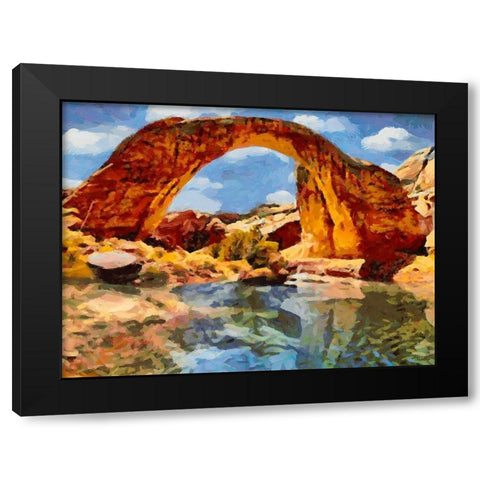 National Parks 5 Black Modern Wood Framed Art Print with Double Matting by Medeiros, Celito