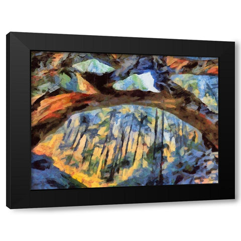 National Parks 7 Black Modern Wood Framed Art Print by Medeiros, Celito