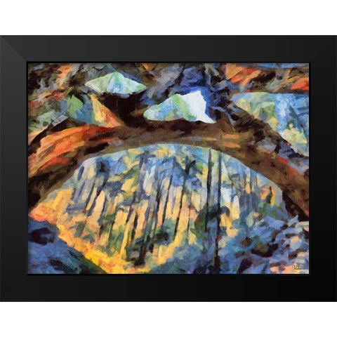 National Parks 7 Black Modern Wood Framed Art Print by Medeiros, Celito