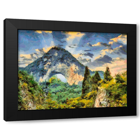 National Parks 8 Black Modern Wood Framed Art Print with Double Matting by Medeiros, Celito