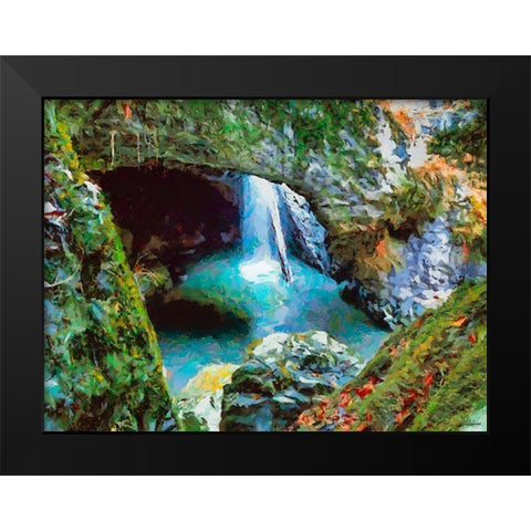 National Parks 14 Black Modern Wood Framed Art Print by Medeiros, Celito