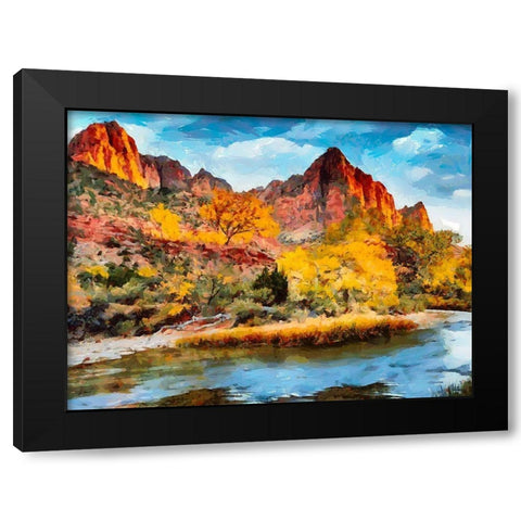 Great National Parks II Black Modern Wood Framed Art Print with Double Matting by Medeiros, Celito