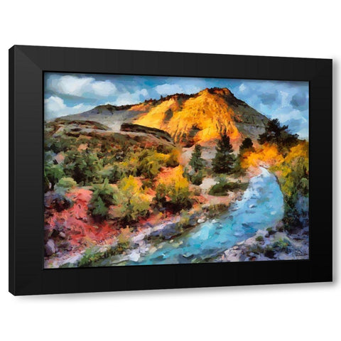 Great National Parks III Black Modern Wood Framed Art Print by Medeiros, Celito