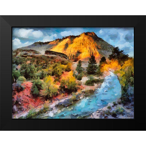 Great National Parks III Black Modern Wood Framed Art Print by Medeiros, Celito
