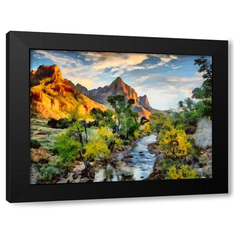 Great National Parks IV Black Modern Wood Framed Art Print with Double Matting by Medeiros, Celito