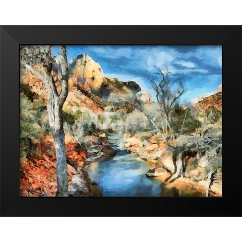 Great National Parks VII Black Modern Wood Framed Art Print by Medeiros, Celito