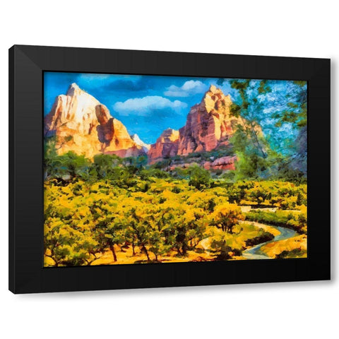 Great National Parks XII Black Modern Wood Framed Art Print with Double Matting by Medeiros, Celito