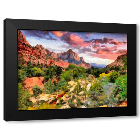 Beauty of Rocks I Black Modern Wood Framed Art Print by Medeiros, Celito