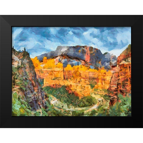 Beauty of Rocks VIII Black Modern Wood Framed Art Print by Medeiros, Celito