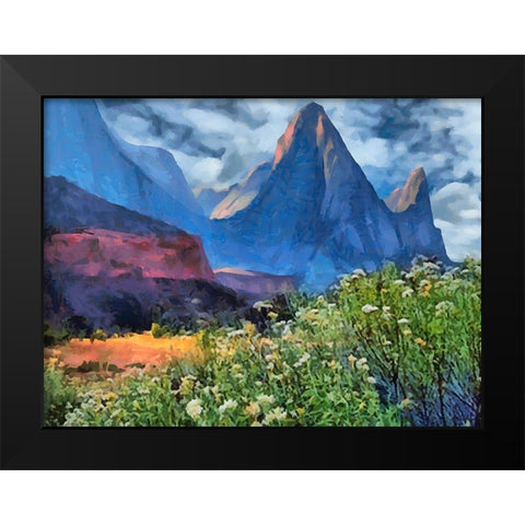 Beauty of Rocks XI Black Modern Wood Framed Art Print by Medeiros, Celito