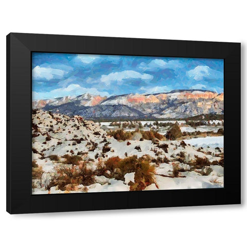 Beauty of Rocks XII Black Modern Wood Framed Art Print with Double Matting by Medeiros, Celito