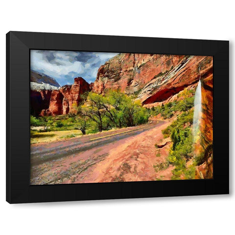 Beauty of Rocks XIV Black Modern Wood Framed Art Print by Medeiros, Celito
