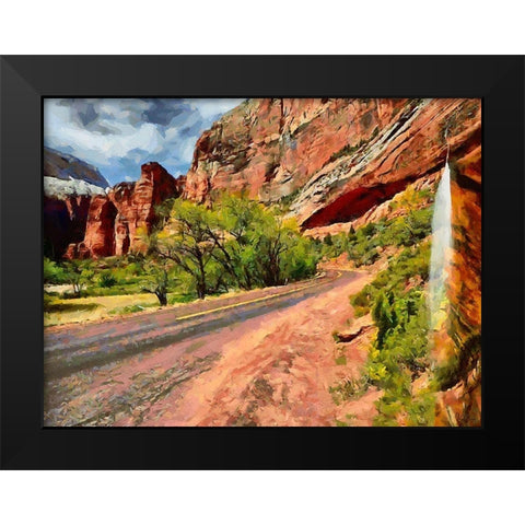 Beauty of Rocks XIV Black Modern Wood Framed Art Print by Medeiros, Celito