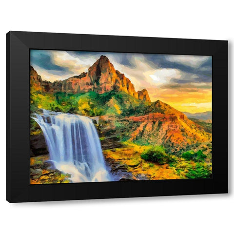 Beauty of Rocks XV Black Modern Wood Framed Art Print by Medeiros, Celito