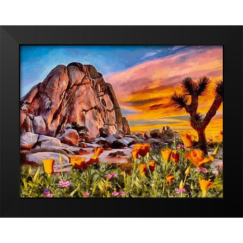 Beauty of Rocks XVIII Black Modern Wood Framed Art Print by Medeiros, Celito