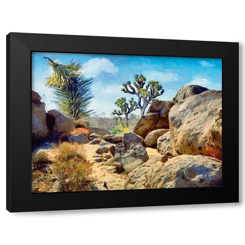 Beauty of Rocks XIX Black Modern Wood Framed Art Print by Medeiros, Celito