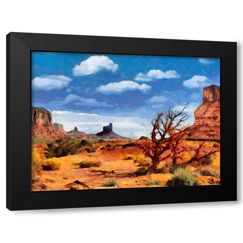 Monument Valley NP 7 Black Modern Wood Framed Art Print by Medeiros, Celito