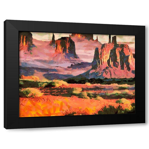 Monument Valley NP 8 Black Modern Wood Framed Art Print by Medeiros, Celito