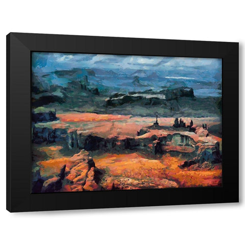 Monument Valley NP 11 Black Modern Wood Framed Art Print by Medeiros, Celito