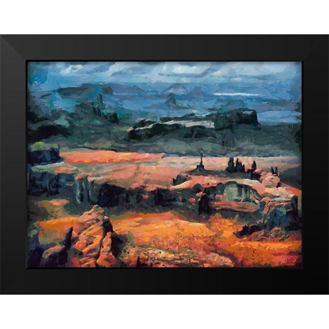 Monument Valley NP 11 Black Modern Wood Framed Art Print by Medeiros, Celito