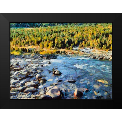 Great Yellowstone NP 14 Black Modern Wood Framed Art Print by Medeiros, Celito