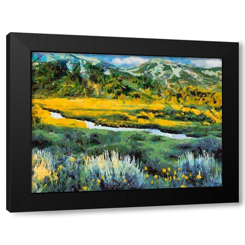 Great National Parks II Black Modern Wood Framed Art Print by Medeiros, Celito