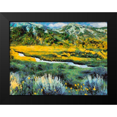 Great National Parks II Black Modern Wood Framed Art Print by Medeiros, Celito