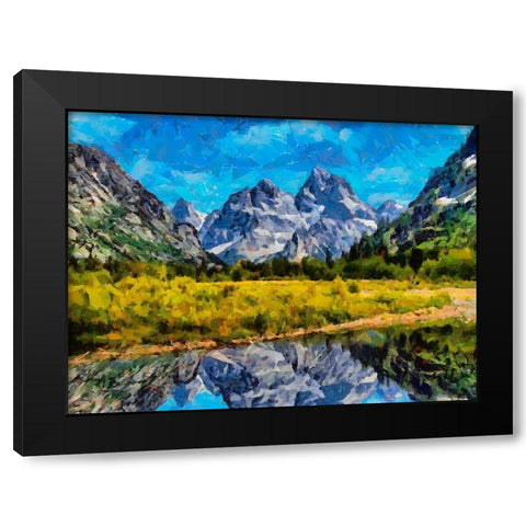 Great National Parks III Black Modern Wood Framed Art Print by Medeiros, Celito