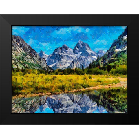 Great National Parks III Black Modern Wood Framed Art Print by Medeiros, Celito