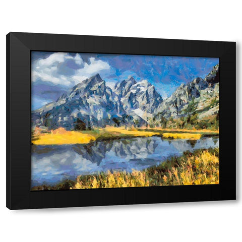 Great National Parks IV Black Modern Wood Framed Art Print by Medeiros, Celito