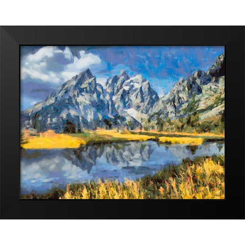 Great National Parks IV Black Modern Wood Framed Art Print by Medeiros, Celito