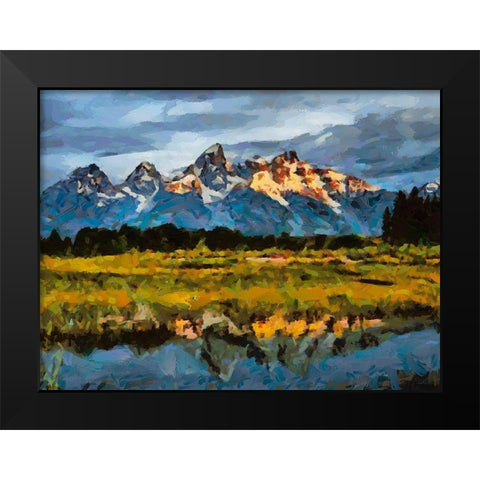 Great National Parks VI Black Modern Wood Framed Art Print by Medeiros, Celito
