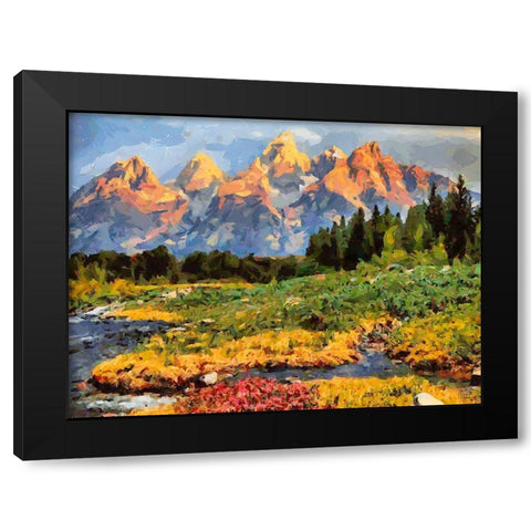 Great National Parks VII Black Modern Wood Framed Art Print by Medeiros, Celito