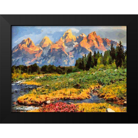 Great National Parks VII Black Modern Wood Framed Art Print by Medeiros, Celito