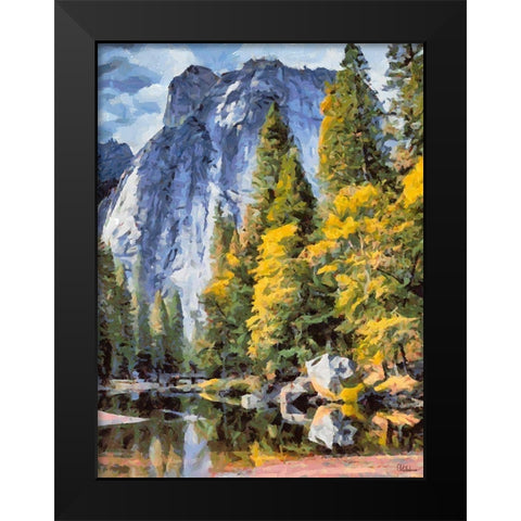 Great National Parks XI Black Modern Wood Framed Art Print by Medeiros, Celito