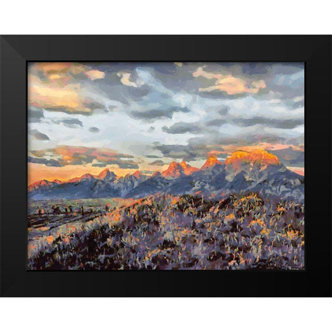 Great National Parks XII Black Modern Wood Framed Art Print by Medeiros, Celito