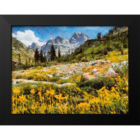 Great National Parks XIII Black Modern Wood Framed Art Print by Medeiros, Celito