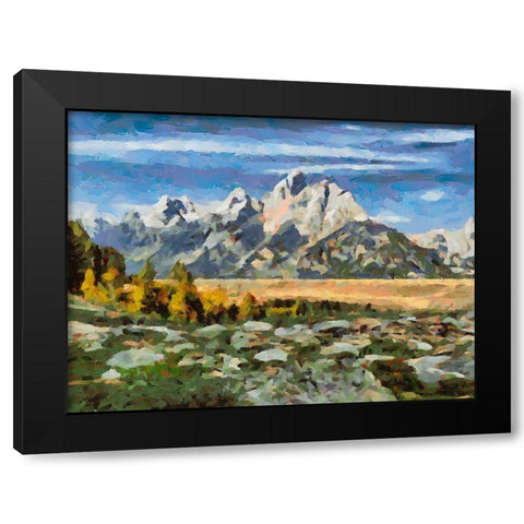 Great National Parks XIV Black Modern Wood Framed Art Print by Medeiros, Celito