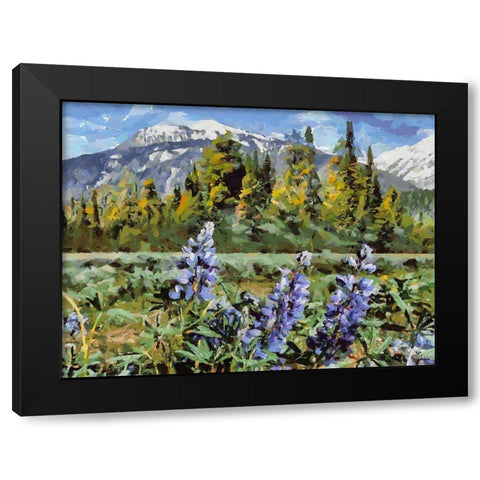 Great National Parks XV Black Modern Wood Framed Art Print by Medeiros, Celito